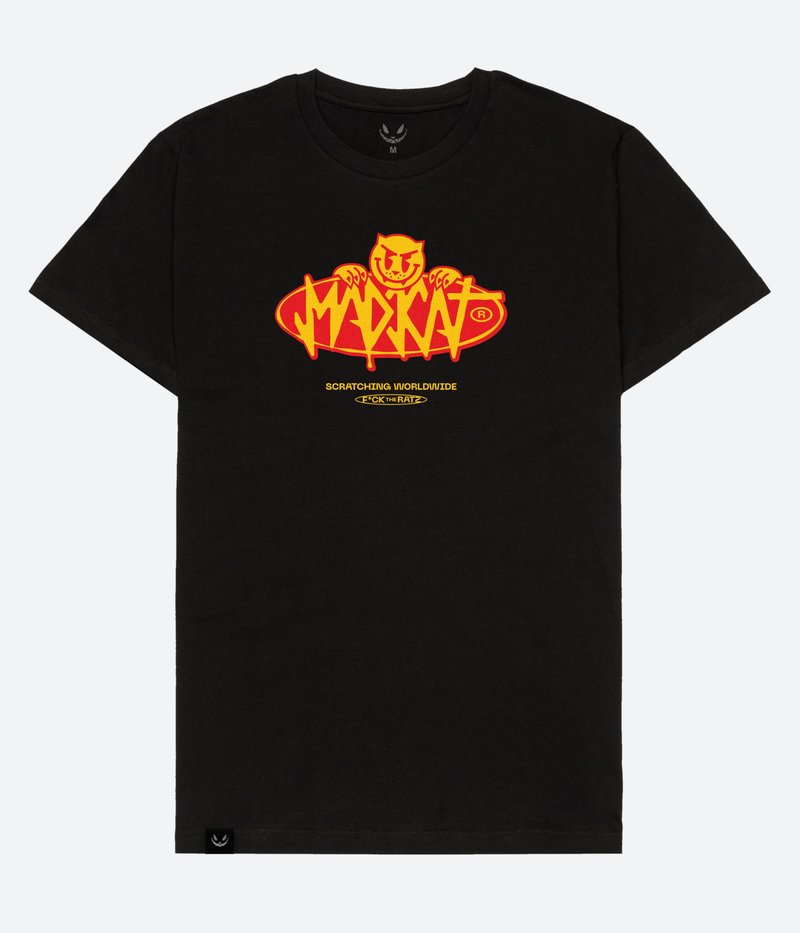 01 D MADKAT_Camiseta Creator Negra FRONT_RED