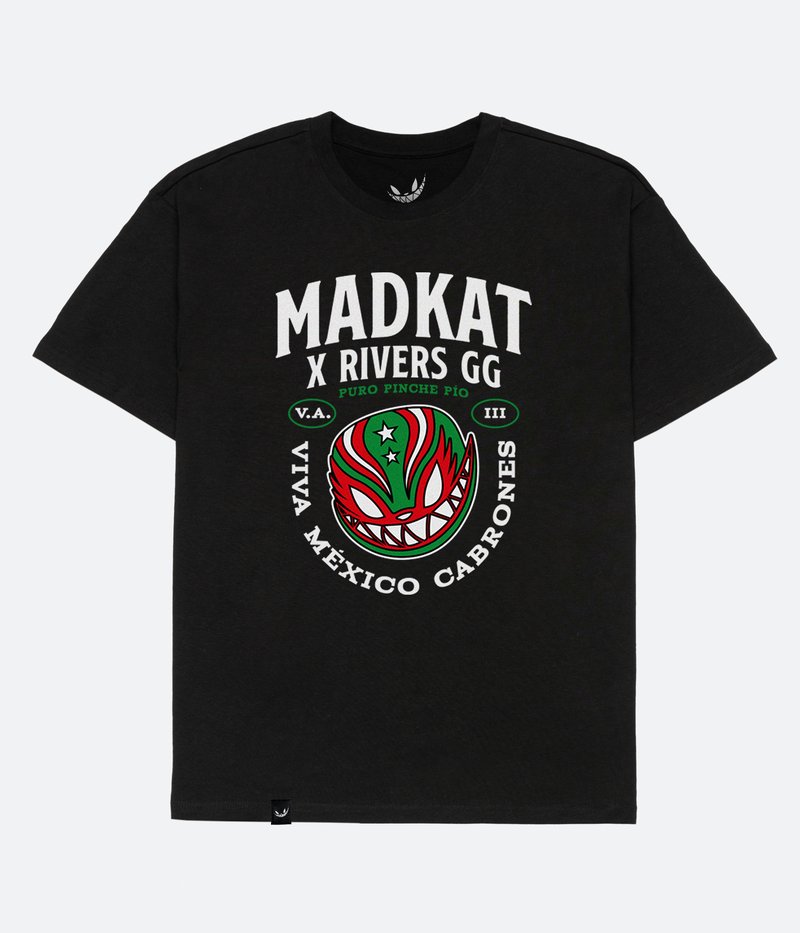 Madkat x rivers gg puro pinche pio viva mexico cabrones shirt - Limotees